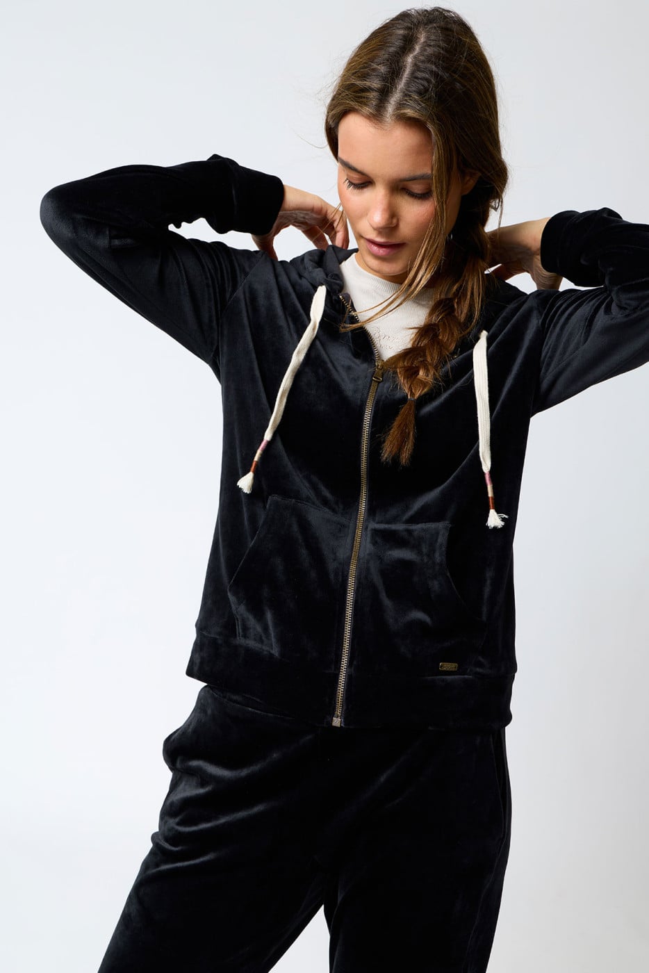 FRESCO SEALAKE black velvet jacket
