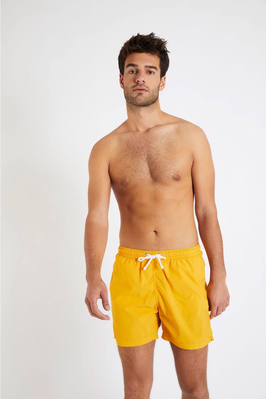 MANLY BASTOU men's yellow swimwear