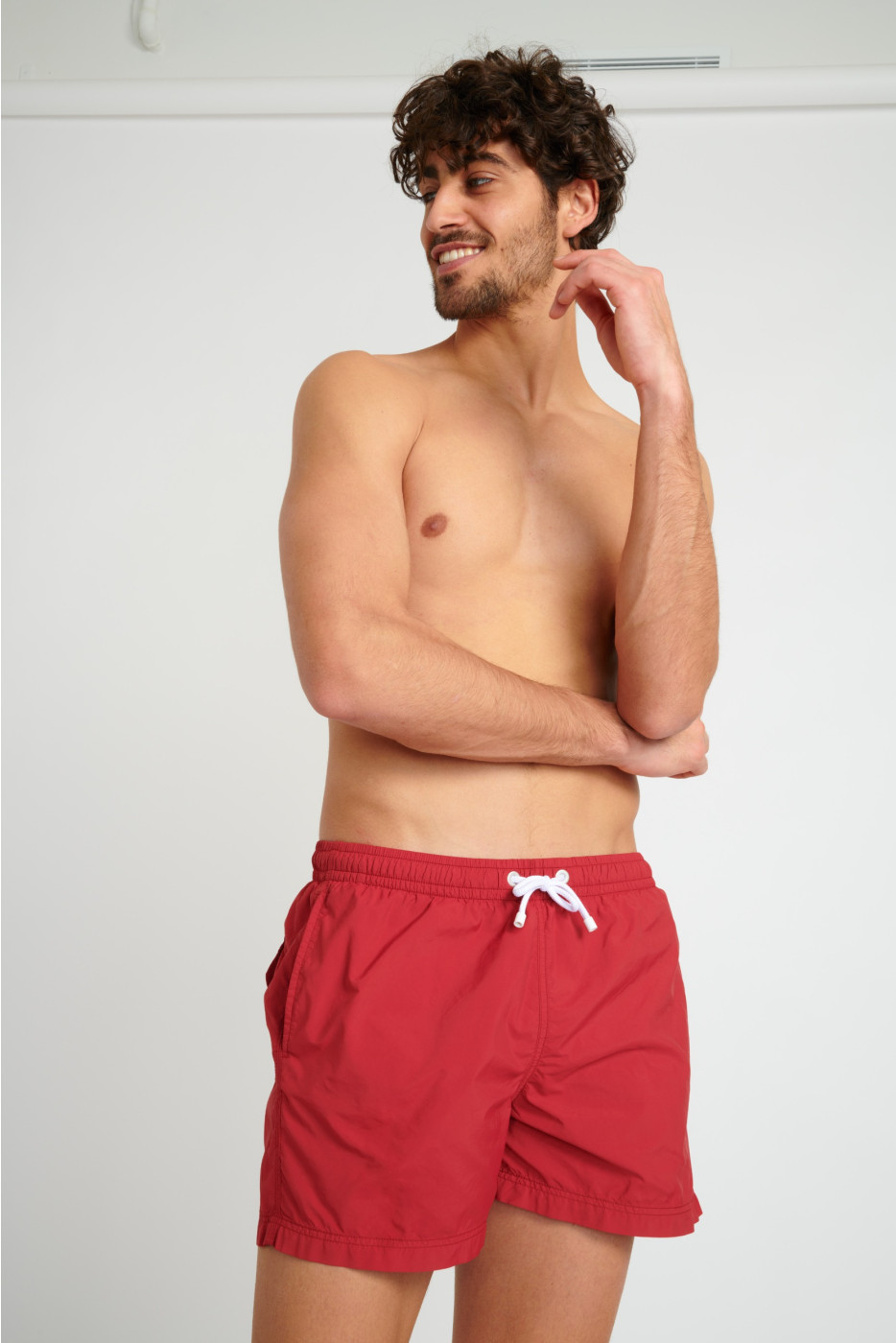 Manly Bastou men's red swimwear - 4