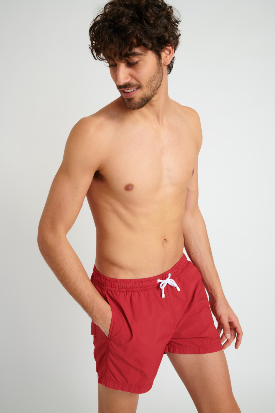 Manly Bastou men's red swimwear - 1