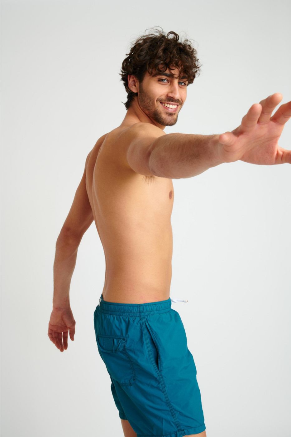 Maillot de bain homme bleu canard Manly Bastou