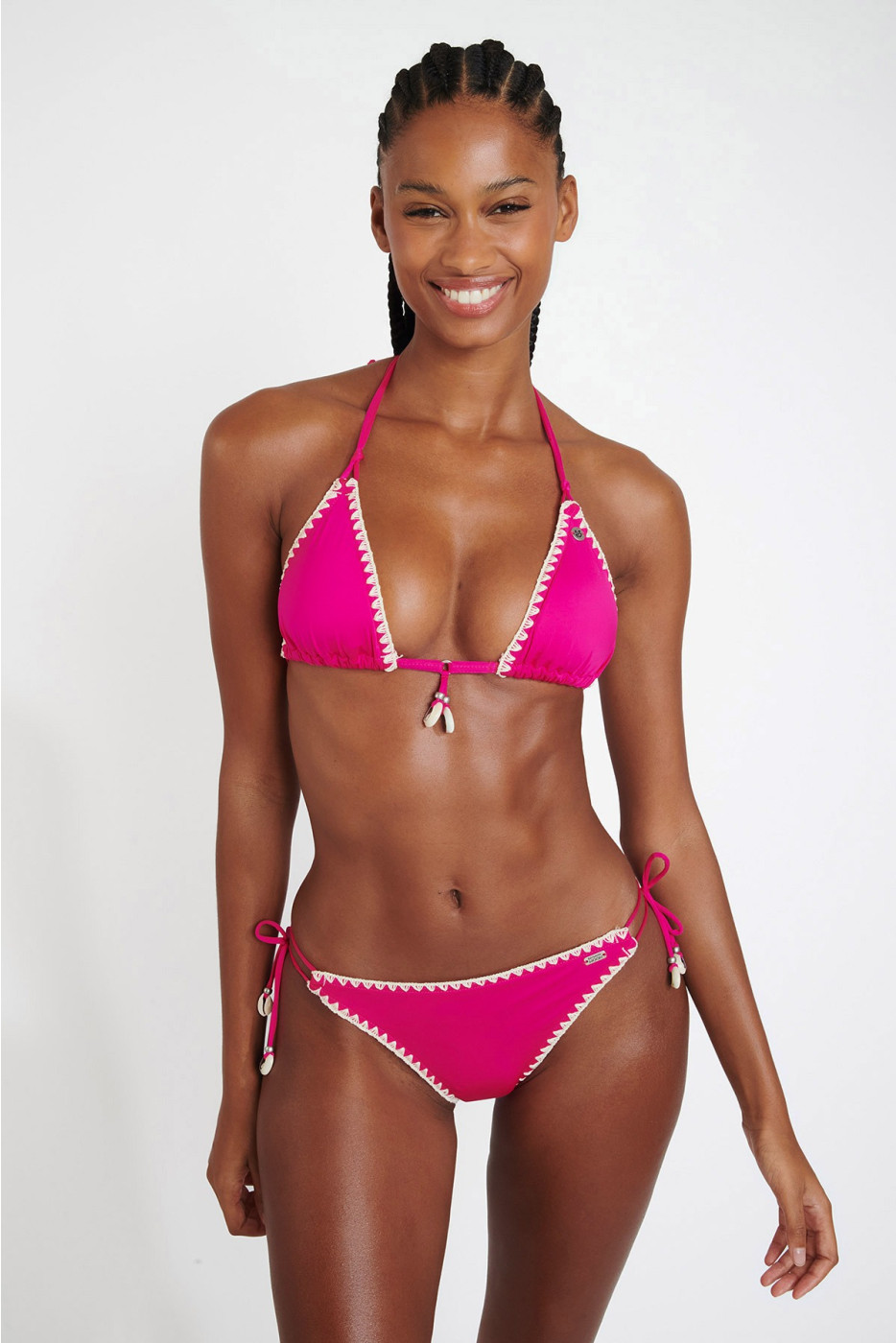 NUCO & AVORA ETHNICHIC fuchsia tweedelig badpak
