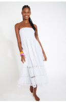 Robe transformable en jupe blanche MAGALIA SEALBEACH