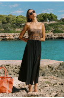 Robe bustier imprimé léopard ZYRAH SERENELY