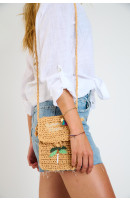 Mini sac en raphia ALIZO MCKENZIE