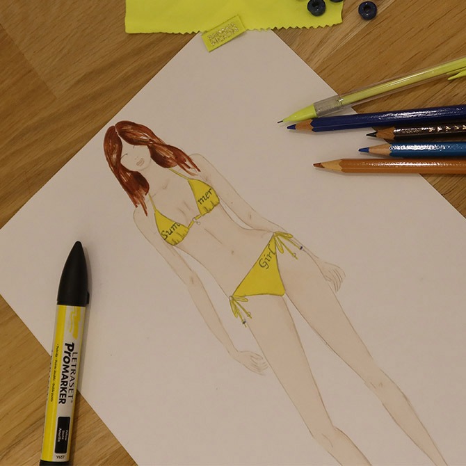 Bikini azul